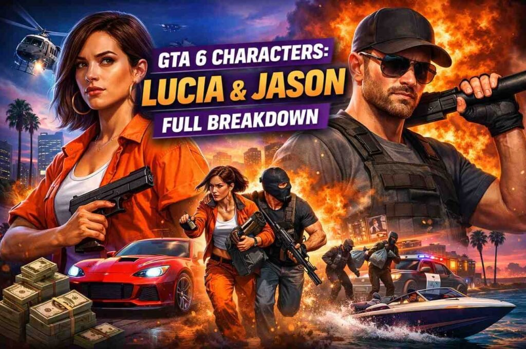 GTA 6 Characters: Lucia & Jason Full Breakdown