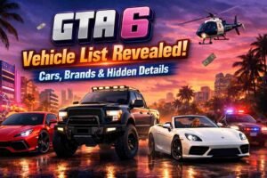 GTA 6 Vehicle List Revealed! Cars, Brands & Hidden Details